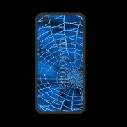 Coque  Iphone 8 PREMIUM Toile d'araignée bleue