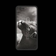 Coque  Iphone 8 PREMIUM Lionne en noir et blanc