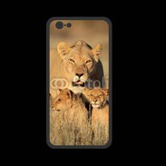 Coque  Iphone 8 PREMIUM Lionne et ses petits