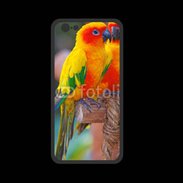 Coque  Iphone 8 PREMIUM Couple d'oiseaux colorés
