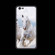 Coque  Iphone 8 PREMIUM Chevaux blancs
