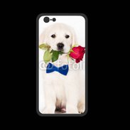 Coque  Iphone 8 PREMIUM Chiot gentleman