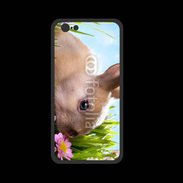 Coque  Iphone 8 PREMIUM Lapin et fleurs