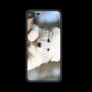 Coque  Iphone 8 PREMIUM Chiot berger blanc suisse