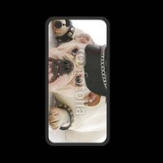 Coque  Iphone 8 PREMIUM Bulldog village people