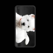 Coque  Iphone 8 PREMIUM Chiot blanc 5
