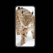 Coque  Iphone 8 PREMIUM Lynx des neiges