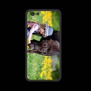 Coque  Iphone 8 PREMIUM Enfant et cheval