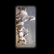 Coque  Iphone 8 PREMIUM Groupe de chevaux blancs