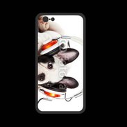 Coque  Iphone 8 PREMIUM Chien et musique