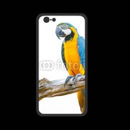 Coque  Iphone 8 PREMIUM Perroquet Macaw Bleu et jaune