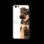 Coque  Iphone 8 PREMIUM Portrait chiot Berger allemand