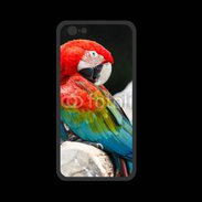 Coque  Iphone 8 PREMIUM Macaw bleu et rouge 75