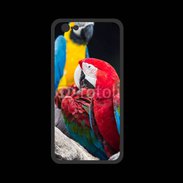 Coque  Iphone 8 PREMIUM Macaw vert et rouge 76