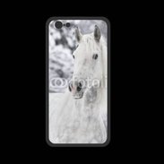Coque  Iphone 8 PREMIUM Portait de Cheval dans la neige 500