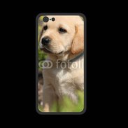Coque  Iphone 8 PREMIUM Portrait de chiot Labrador 800