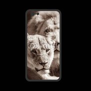 Coque  Iphone 8 PREMIUM Couple de lion et lionne 500