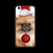 Coque  Iphone 8 PREMIUM Chiot de noël 810