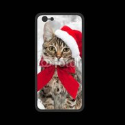 Coque  Iphone 8 PREMIUM chat de noël 500