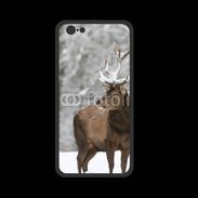 Coque  Iphone 8 PREMIUM Cerf en hiver 55