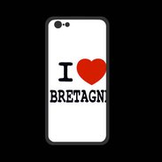 Coque  Iphone 8 PREMIUM I love Bretagne