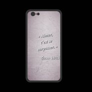 Coque  Iphone 8 PREMIUM Aimer Rose Citation Oscar Wilde