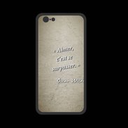 Coque  Iphone 8 PREMIUM Aimer Sepia Citation Oscar Wilde