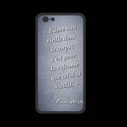 Coque  Iphone 8 PREMIUM Ame nait Bleu Citation Oscar Wilde