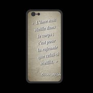 Coque  Iphone 8 PREMIUM Ame nait Sepia Citation Oscar Wilde