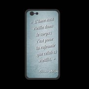 Coque  Iphone 8 PREMIUM Ame nait Turquoise Citation Oscar Wilde