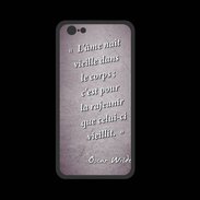 Coque  Iphone 8 PREMIUM Ame nait Violet Citation Oscar Wilde