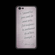 Coque  Iphone 8 PREMIUM Avis gens Rose Citation Oscar Wilde