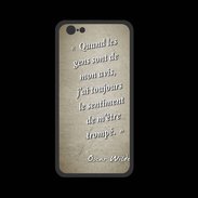 Coque  Iphone 8 PREMIUM Avis gens Sepia Citation Oscar Wilde