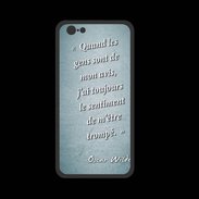 Coque  Iphone 8 PREMIUM Avis gens Turquoise Citation Oscar Wilde
