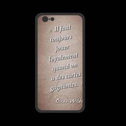 Coque  Iphone 8 PREMIUM Cartes gagnantes Rouge Citation Oscar Wilde