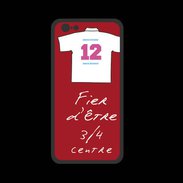 Coque  Iphone 8 PREMIUM 3/4 centre G Bonus offensif-défensif Rouge