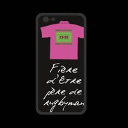 Coque  Iphone 8 PREMIUM Père de rugbyman Bonus offensif-défensif Noir