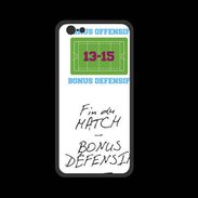 Coque  Iphone 8 PREMIUM Fin de match Bonus offensif-défensif Blanc