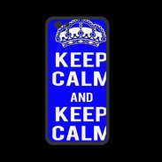 Coque  Iphone 8 PREMIUM Keep Calm Bleu