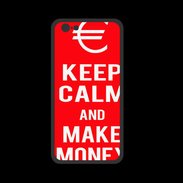 Coque  Iphone 8 PREMIUM Keep Calm Make money Rouge
