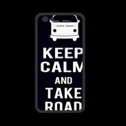 Coque  Iphone 8 PREMIUM Keep Calm Take Road Noir