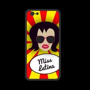 Coque  Iphone 8 PREMIUM Miss Latina Brune