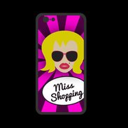 Coque  Iphone 8 PREMIUM Miss Shopping Blonde