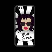 Coque  Iphone 8 PREMIUM Miss Corse Brune