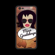 Coque  Iphone 8 PREMIUM Miss Guadeloupe Brune