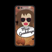 Coque  Iphone 8 PREMIUM Miss Guadeloupe Chatain