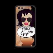 Coque  Iphone 8 PREMIUM Miss Guyane Brune
