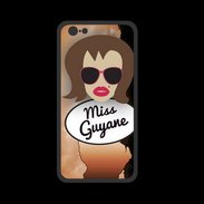 Coque  Iphone 8 PREMIUM Miss Guyane Chatain