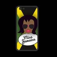 Coque  Iphone 8 PREMIUM Miss Jamaica Black