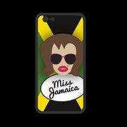 Coque  Iphone 8 PREMIUM Miss Jamaica Chatain